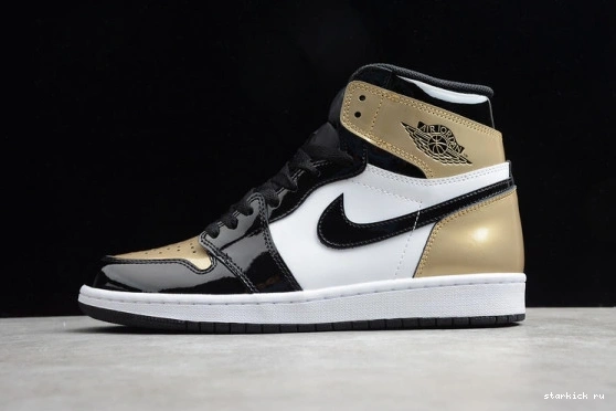 High 007 Jordan  Patent 1 NRG Gold 861428 861428-007 Toe Retro 1204